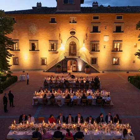 Vignamaggio Dinner On The Piazza