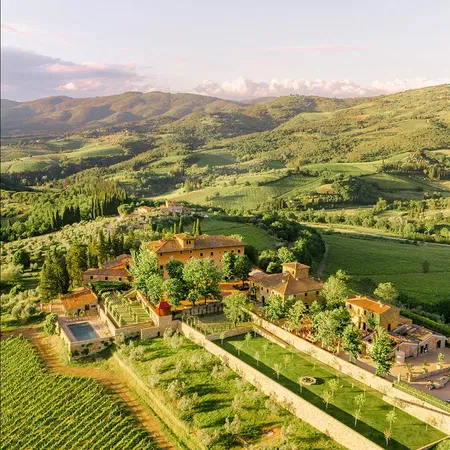Vignamaggio Drone View Front