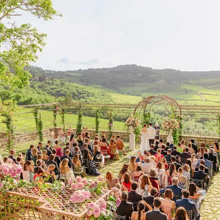 Vignamaggio Pergola Ceremony