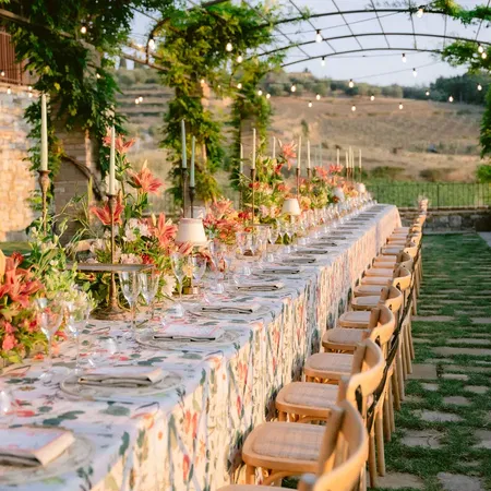 Vignamaggio Solarium Brunch Long Table