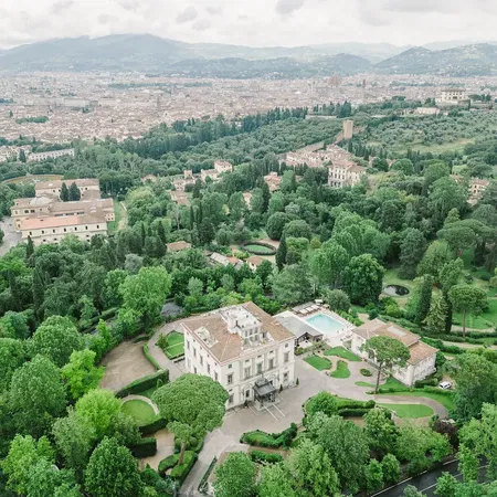 Villa Cora Aerial View