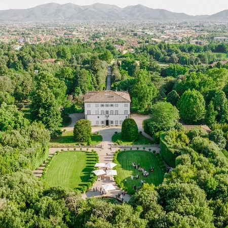 Villa Grabau Aerial Panorama