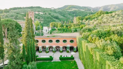 Villa Grabau Aerial View of The Limonaia