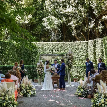 Villa Grabau Ceremony Outdoors