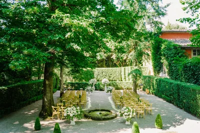 Villa Grabau Ceremony Setup Outside