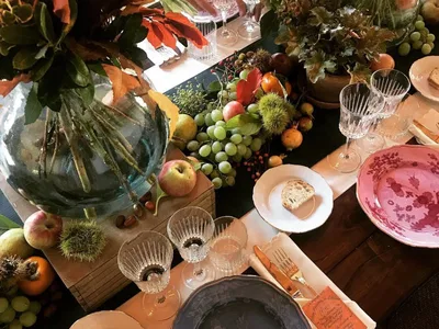 Villa Medicea di Lilliano Rustic Table