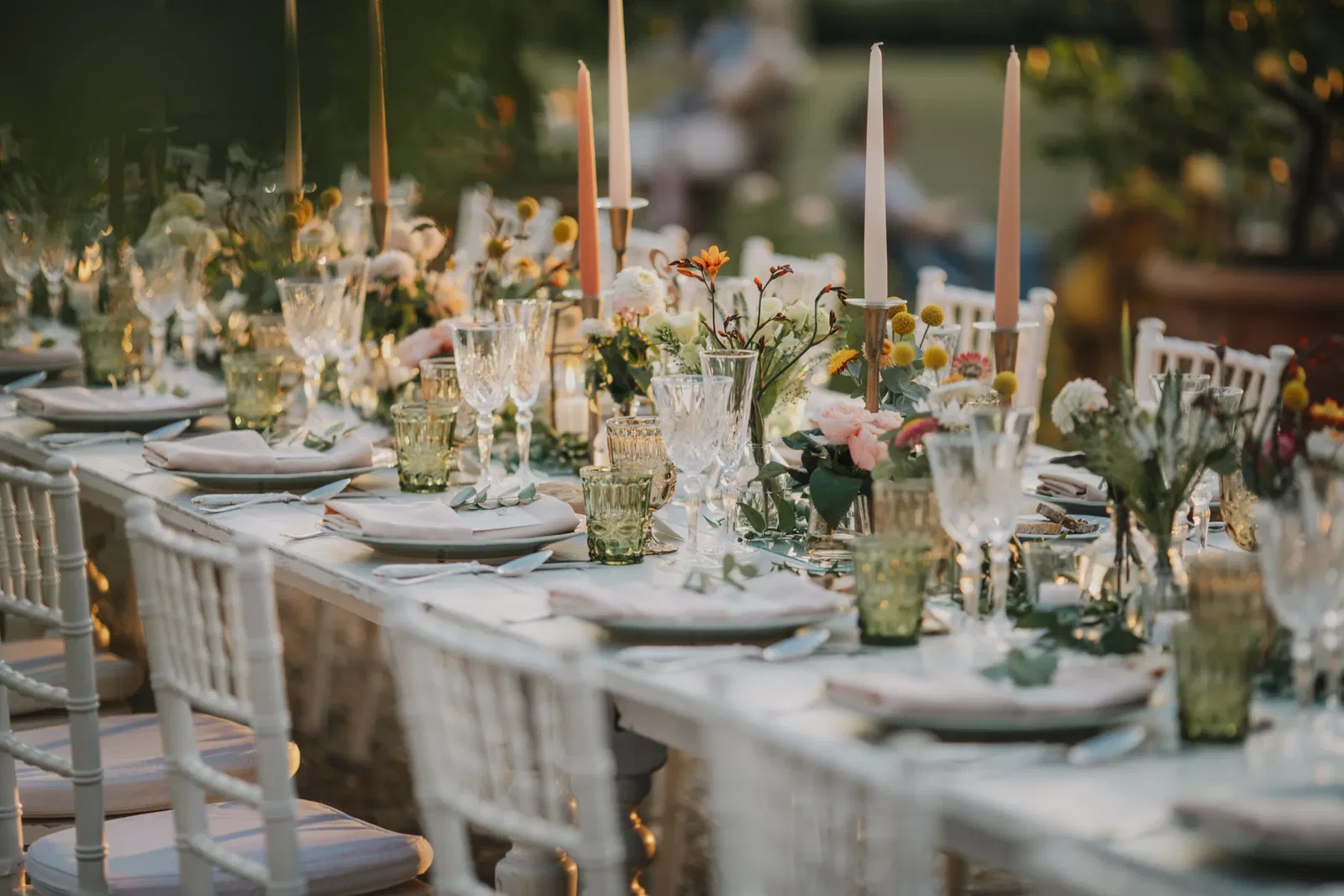Villa Medicea di Lilliano Table Setup