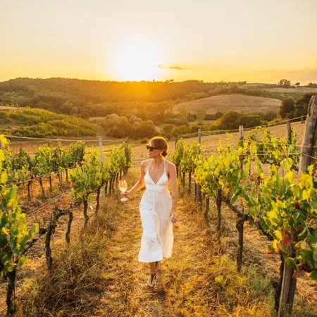 Villa Petriolo Bride In The Vineyard