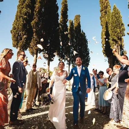 Villa Petriolo Ceremony Exit
