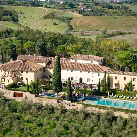 Villa Petriolo From Above