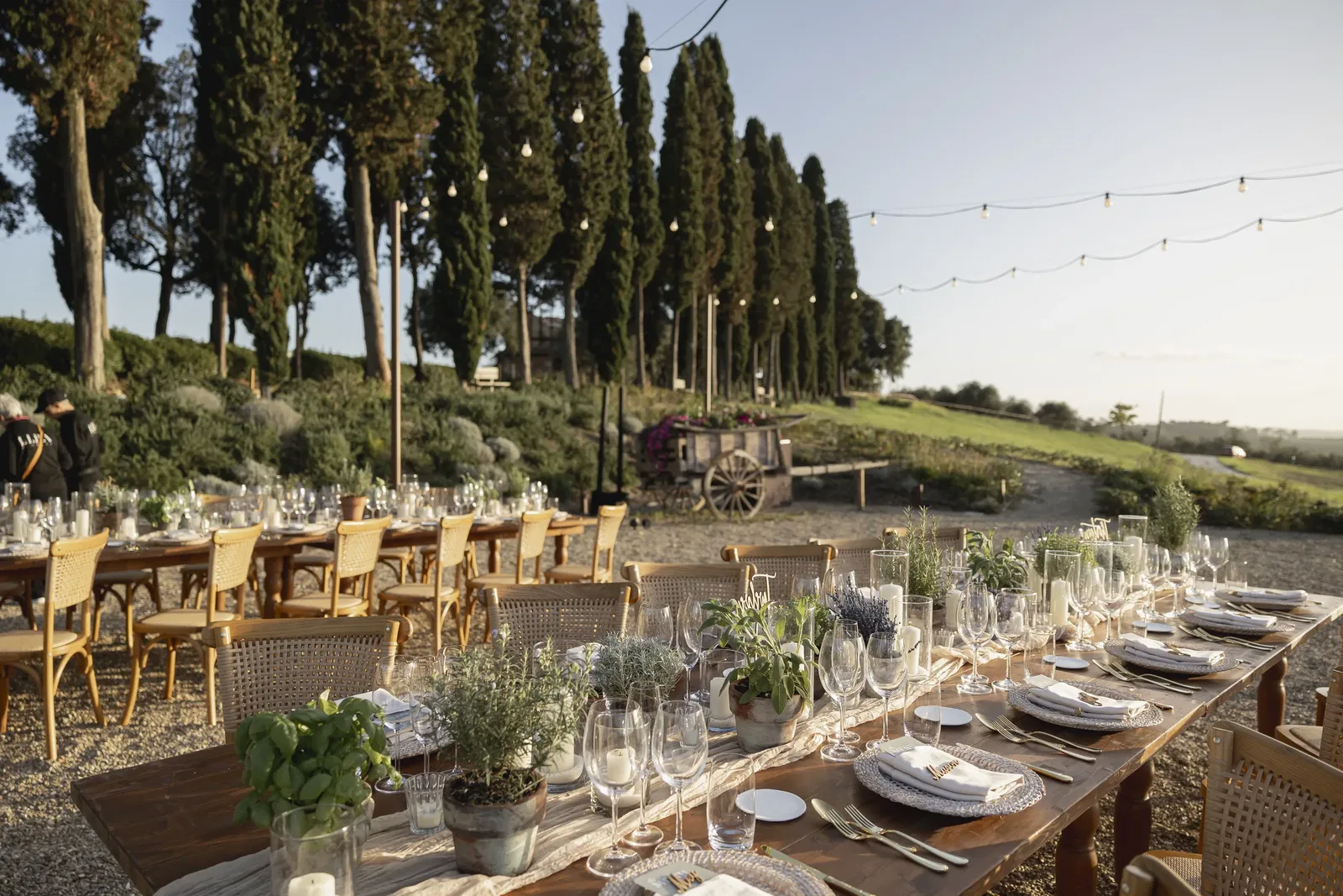 Villa Petriolo Table Setting