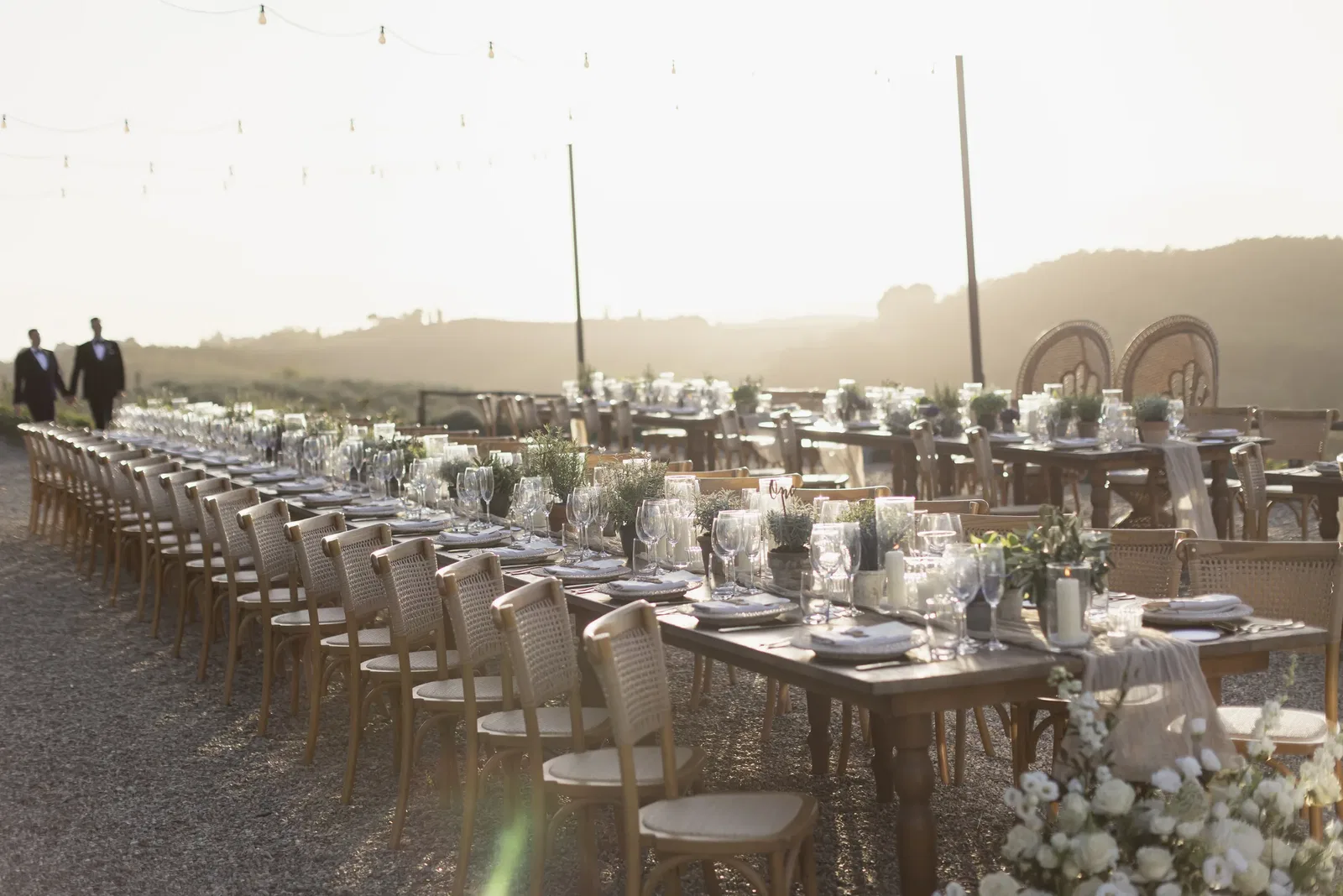 Villa Petriolo Table Setting