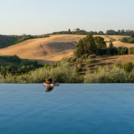 Villa Petriolo View From The Pool