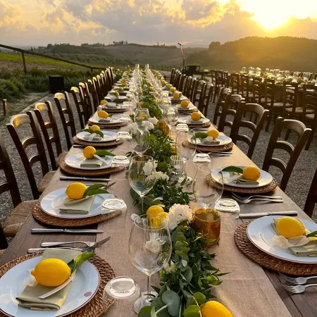 Villa Petriolo Welcome Dinner
