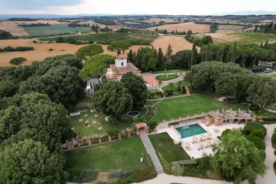 Villa Valentini Bonaparte Aerial View
