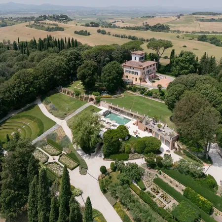 Villa Valentini Bonaparte Aerial View
