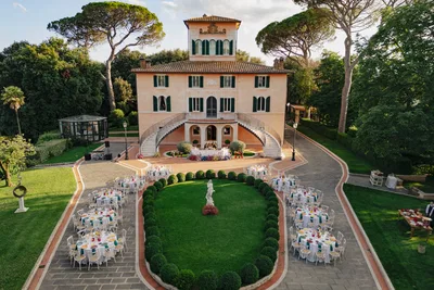 Villa Valentini Bonaparte Cocktails In Front of The Villa