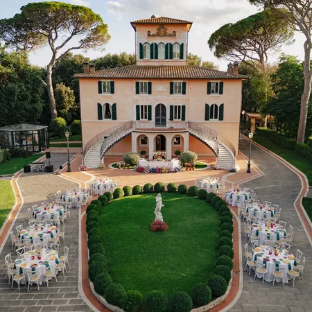 Villa Valentini Bonaparte Cocktails In Front of The Villa
