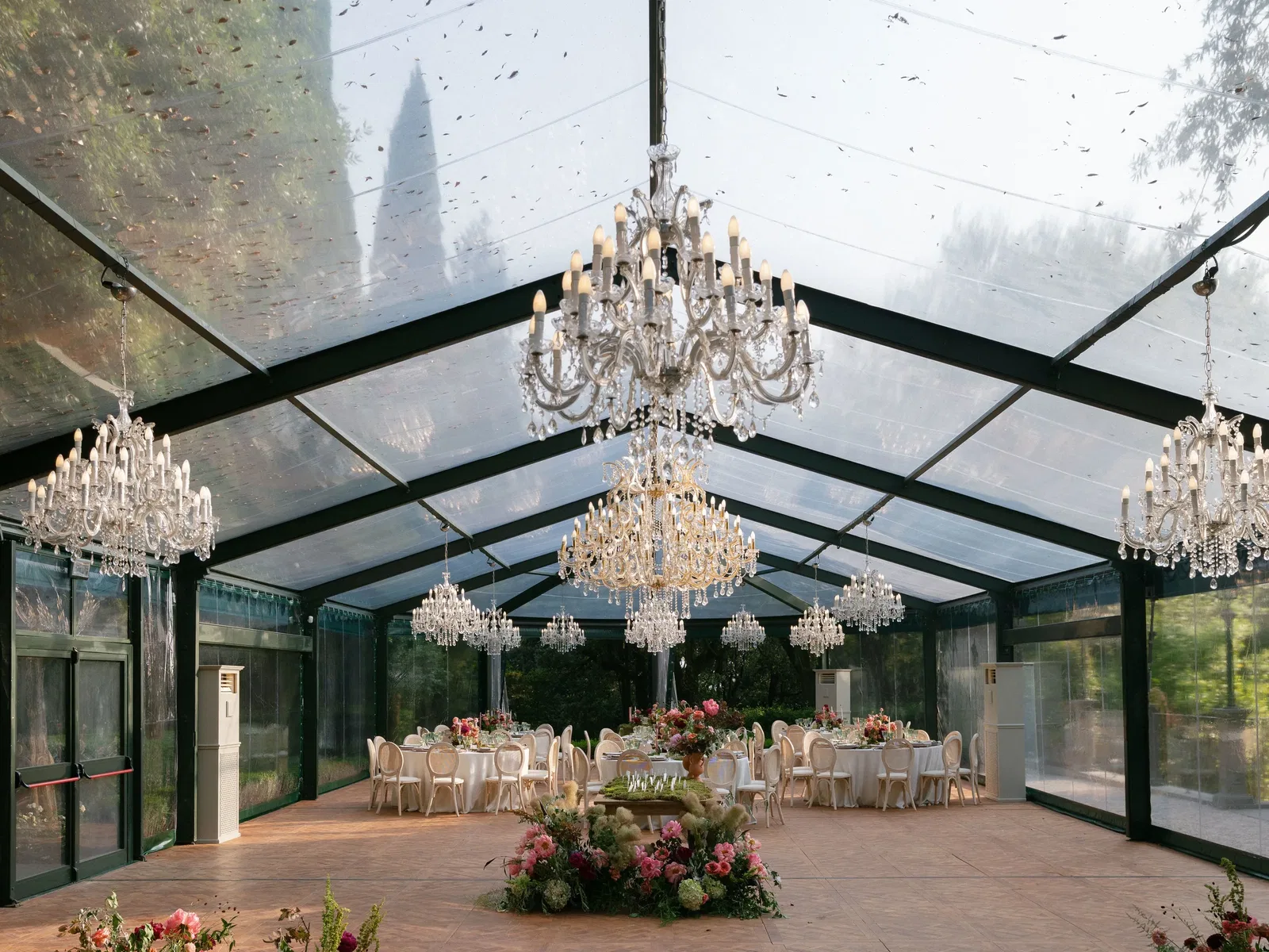Villa Valentini Bonaparte Cocktails Under a Tent