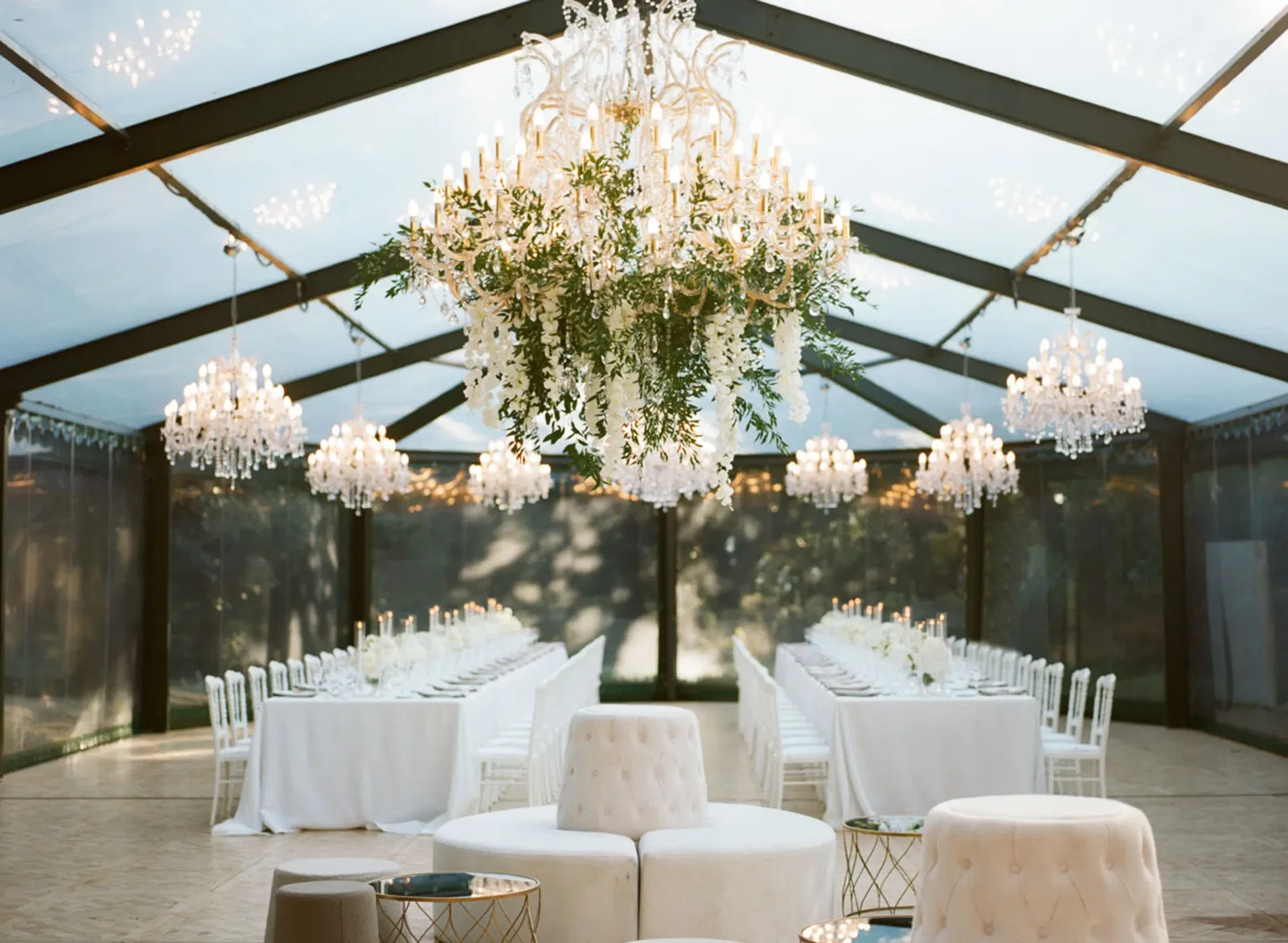 Villa Valentini Bonaparte Reception Under a Tent