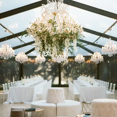 Villa Valentini Bonaparte Reception Under a Tent