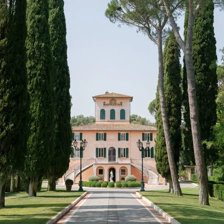 Villa Valentini Bonaparte Towards The Villa